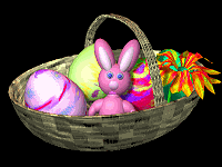 Gif animé Pâques lapin